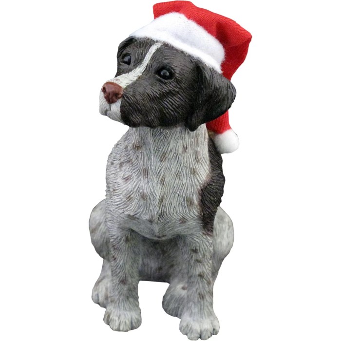 German shorthaired christmas ornament