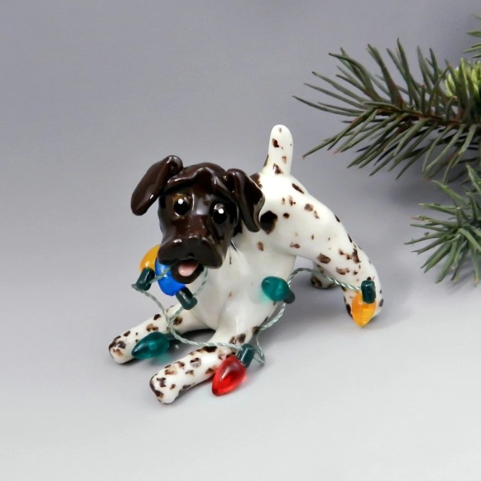 Pointer christmas german shorthaired ornament sandicast wayfair dog ornaments saved holiday