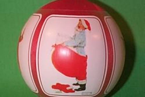 Norman rockwell christmas ornament